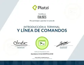 certificado terminal